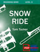 Snow Ride Concert Band sheet music cover